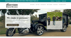 Desktop Screenshot of morrisonfuneraldirectors.com