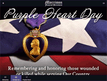 Tablet Screenshot of morrisonfuneraldirectors.com